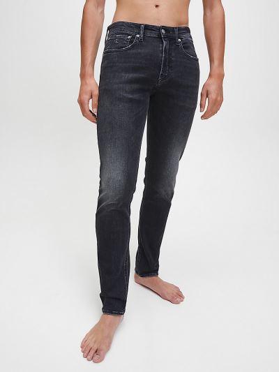 Calvin Klein Ruhák HU649333 | Calvin Klein Skinny Férfi Farmernadrág Fekete